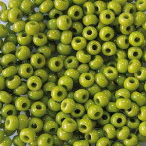 Бисер Preciosa №10, 5 г., цвет №53430 зеленый оливковый непрозрачный. Арт G 53430
