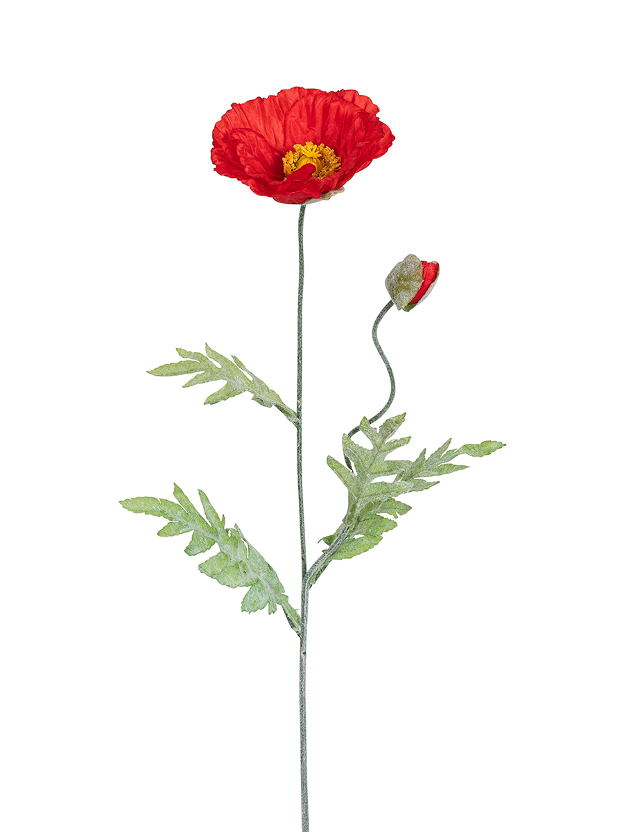 Цветок декоративный "Мак". Арт 204413-500