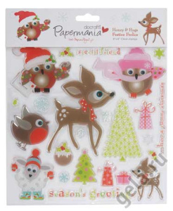 Набор прозрачных штампов "Праздничное веселье". Арт PMA9071304              