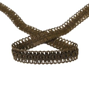 Тесьма PEGA тип интерьерная, цвет коричневый, 14 мм. Арт 844174214A7903