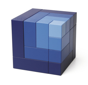 Конструктор дизайнерский NAEF CLASSIC "Cubicus" 6+, натуральное дерево, цвет синий, 10 деталей. Арт 9609.2