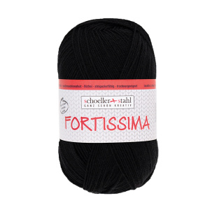 Пряжа Fortissima Socka 4-fach Uni, 75% шерсть, 25% полиамид, 420 м, 100 г. Арт 90038-2002