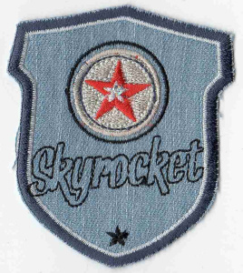 Термоаппликация HKM "Эмблема Skyrocket". Арт 33638/1SB