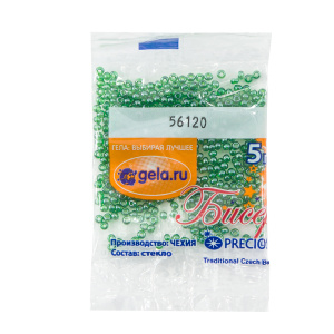 Бисер №10, 5 г., цвет 56120. Арт G 56120