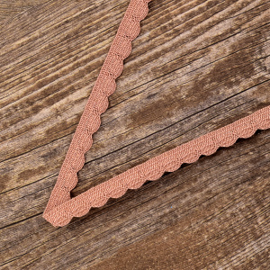 Кант-тесьма, 8 мм, цвет холодно-розовый. Арт 2176/F3