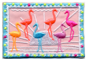 Термоаппликация HKM "Фламинго". Арт 32340/1SB