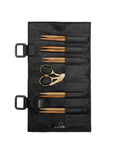Органайзер для спиц и крючков "Carita I" Black. Арт QB-4710/Black