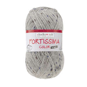 Пряжа Fortissima Color 6-fach TWEED-Effekt, 75% шерсть, 25% полиамид, 410 м, 150 г. Арт 90007-0156