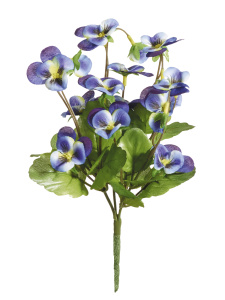 Ветка декоративная "Анютины глазки". Арт 204174-607