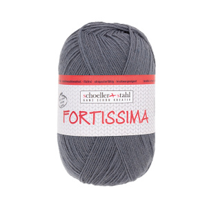 Пряжа Fortissima Socka 4-fach Uni, 75% шерсть, 25% полиамид, 420 м, 100 г. Арт 90038-2028