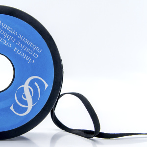 Резинка продежка, Safisa, 5 мм, цвет 01, черный. Арт 4784-5мм-01