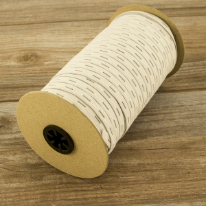 Резинка перфорированная, 9 мм, цвет белый. Арт 854128206REZOOHJ07