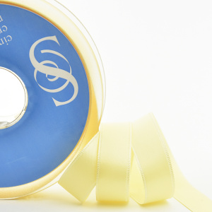 Лента атласная двусторонняя SAFISA, 50 мм, 25 м, цвет 10, шампань. Арт 110-50мм-10             