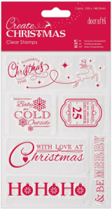 Штамп прозрачный "Рождественские Пожелания". Арт PMA907939