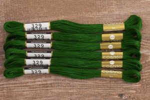 Мулине COSMO однотонный цвет  329       . Арт 25-6/329       