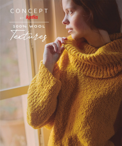 Журнал с моделями по пряже Katia  Woman-Man 100% WOOL TEXTURES 1. Арт 7924