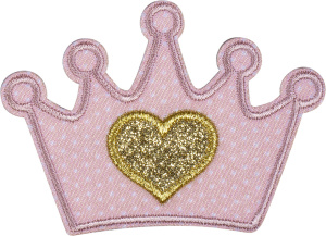 Термоаппликация "Корона с сердцем". Арт 42565