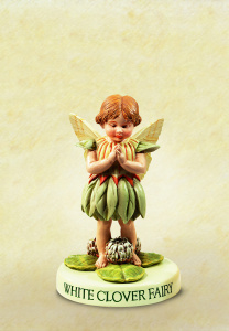 Фигурка декоративная, цветочный эльф "Клевер". Арт 217251