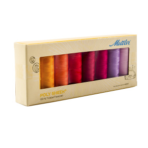 Набор с нитками Poly Sheen  в подарочной упаковке, 8 катушек. Арт PS8Floral-Kit
