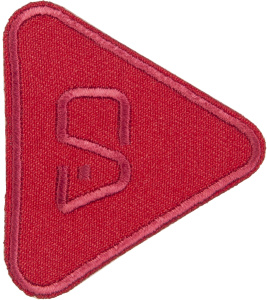 Термоаппликация "Треугольник (красный)". Арт 38629_4