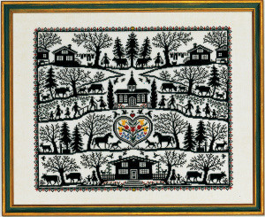 Набор для вышивания "Коллаж" (силуэт). Арт 12-535                  