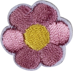 Термоаппликация "Цветок розовый". Арт 42895
