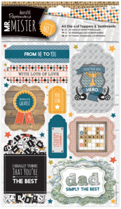 Набор бумаги с высечкой "Пожелания" Mr Mister. Арт PMA157255