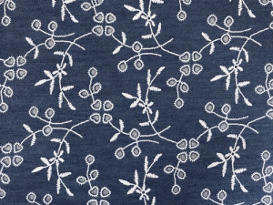 Ткань джинс FD "Букет-3". Арт 26016