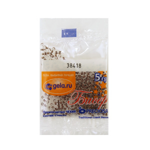 Бисер №10, 5 г., цвет 38418. Арт G 38418