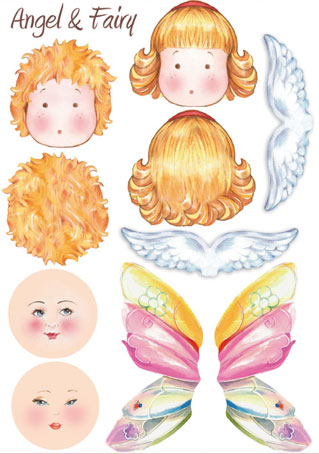 Лицо для изготовления кукол. Арт FLSS/ST28               