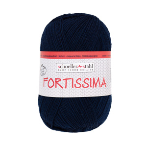 Пряжа Fortissima Socka 4-fach Uni, 75% шерсть, 25% полиамид, 420 м, 100 г. Арт 90038-2040