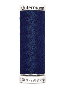 Нить Gütermann универсальная № 100, цвет 000011, 100% полиэстер, 200 м. Арт 112-0748277-000011