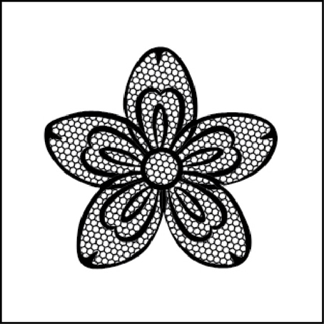 Штамп силиконовый "Цветок". Арт WTK131