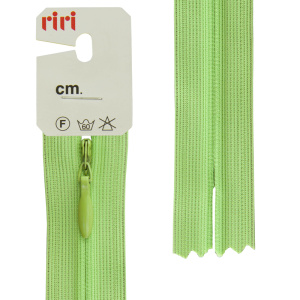 Молния потайная неразъемная, Т3, 40 см, цвет 2739, фисташковый. Арт 6010917/40/2739         