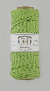 Шнур из пеньки HEMPTIQUE на катушке #20 - 1 мм, 62 ,5 м, 50 г. Арт HS20CO-LIM50            