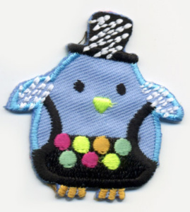 Термоаппликация HKM "Птичка". Арт 32332/1SB