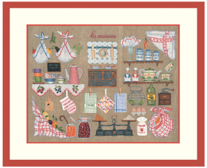 Набор для вышивания "ACCESSOIRES LA CUISINE" (Аксессуары "Кухня). Арт 2680