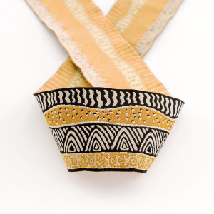 Лента жаккардовая SAFISA, 50 мм, 15 м, цвет 03. Арт 9272-50мм-03