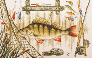 Набор для вышивания "Удачной рыбалки". Арт 11.006.02