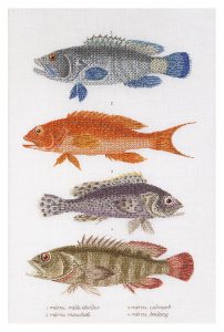 Набор для вышивания "Рыбы", канва лён 32 ct. Арт 2044