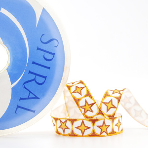 Лента с рисунком SAFISA, 15 мм, 15 м, цвет 02. Арт 25258-15мм-02           