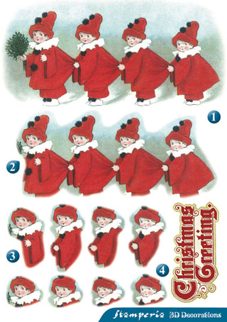 Бумага с высечкой "3D Decoration" . Арт DF3DA502