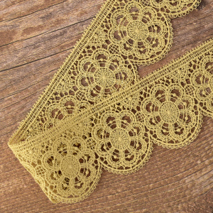 Гипюр, 41 мм, цвет карамель. Арт K047/T3