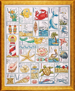 Набор для вышивания "Морской алфавит". Арт 2530