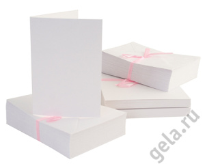 Набор заготовок для открыток с конвертами формат А6 100 шт. Арт ANT1511000              