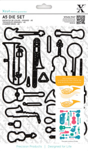 Набор ножей для вырубки "Музыкальные инструменты". Арт XCU503197