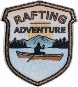 Термоаппликация "Рафтинг-приключение". Арт 43083