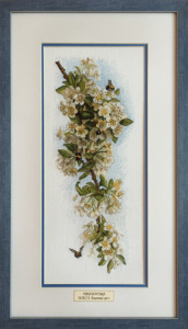 Вышитая картина "Вишневый цвет". Арт Модель 06.002.53