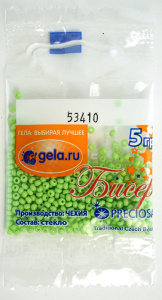 Бисер Preciosa №10, 5 г., цвет №53410 салатовый светлый непрозрачный. Арт G 53410