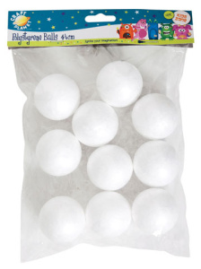 Набор форм из пенопласта "Шар", диаметр 4,5 см (10 шт). Арт CPT827903               